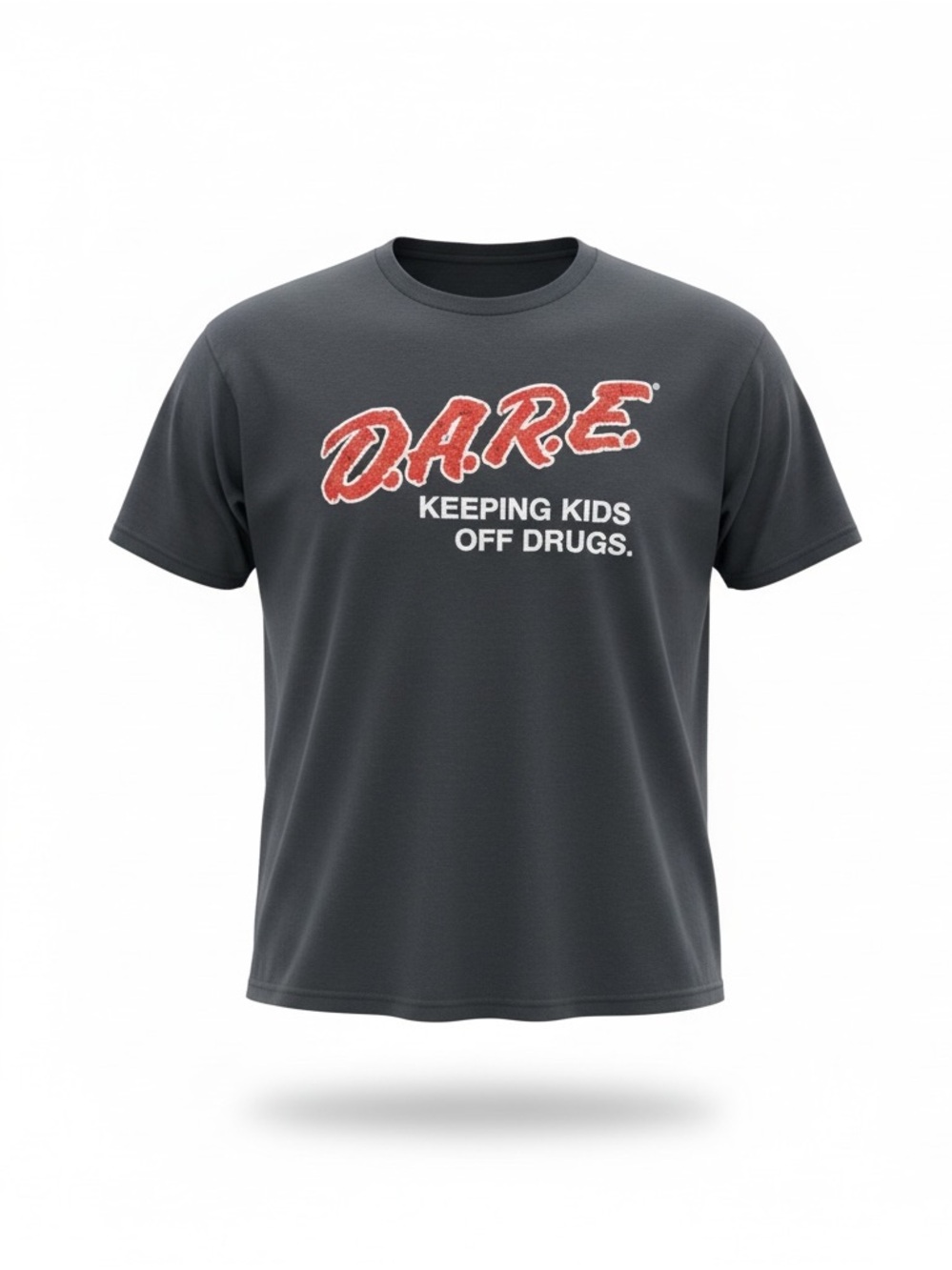 D.A.R.E. Keeping Kids Off Drugs Graphic T-Shirt Graphic Tee Black 2XL
